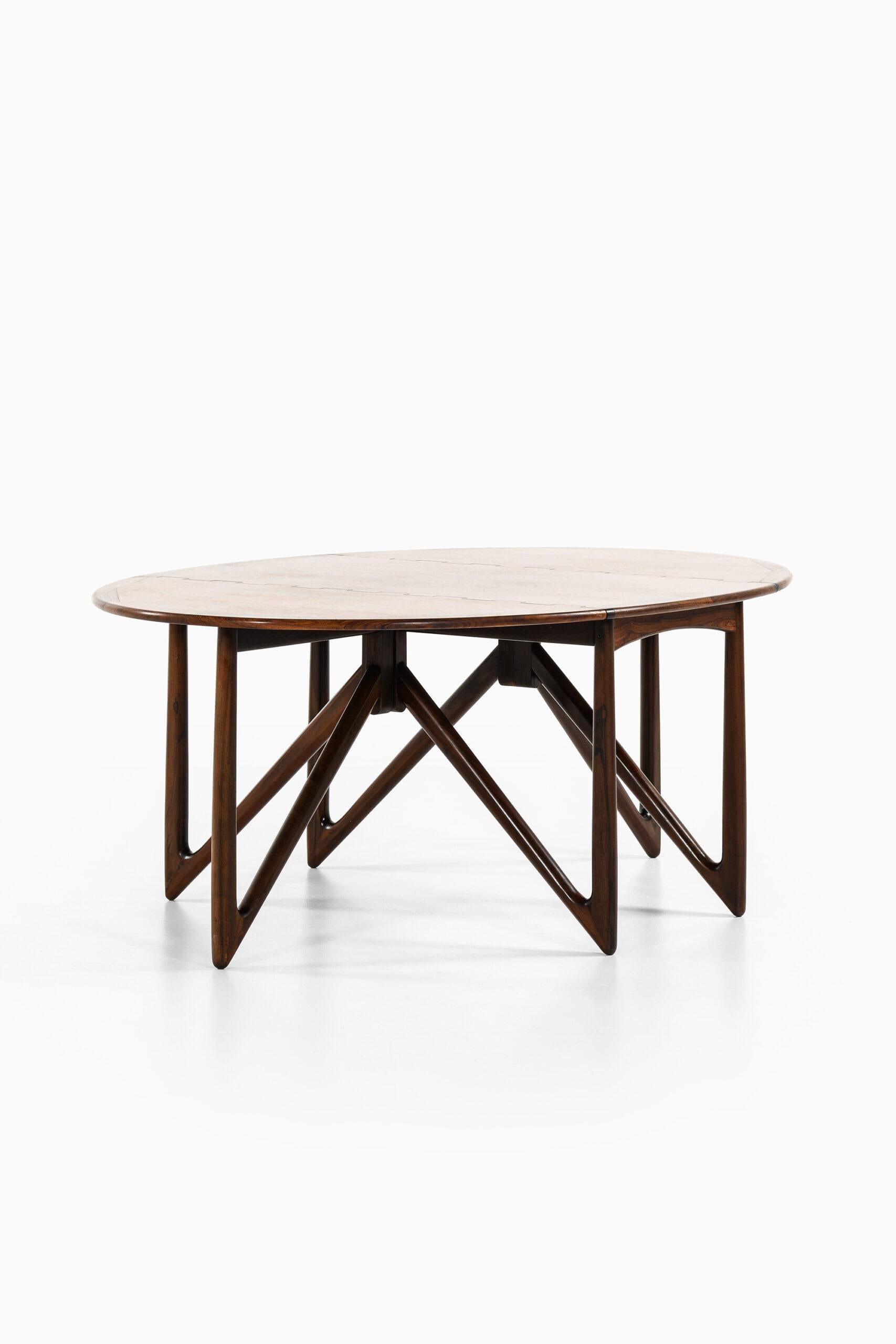 Table de salle à manger Niels Koefoed Gateleg produite par Niels Koefoed au Danemark Bon état - En vente à Limhamn, Skåne län