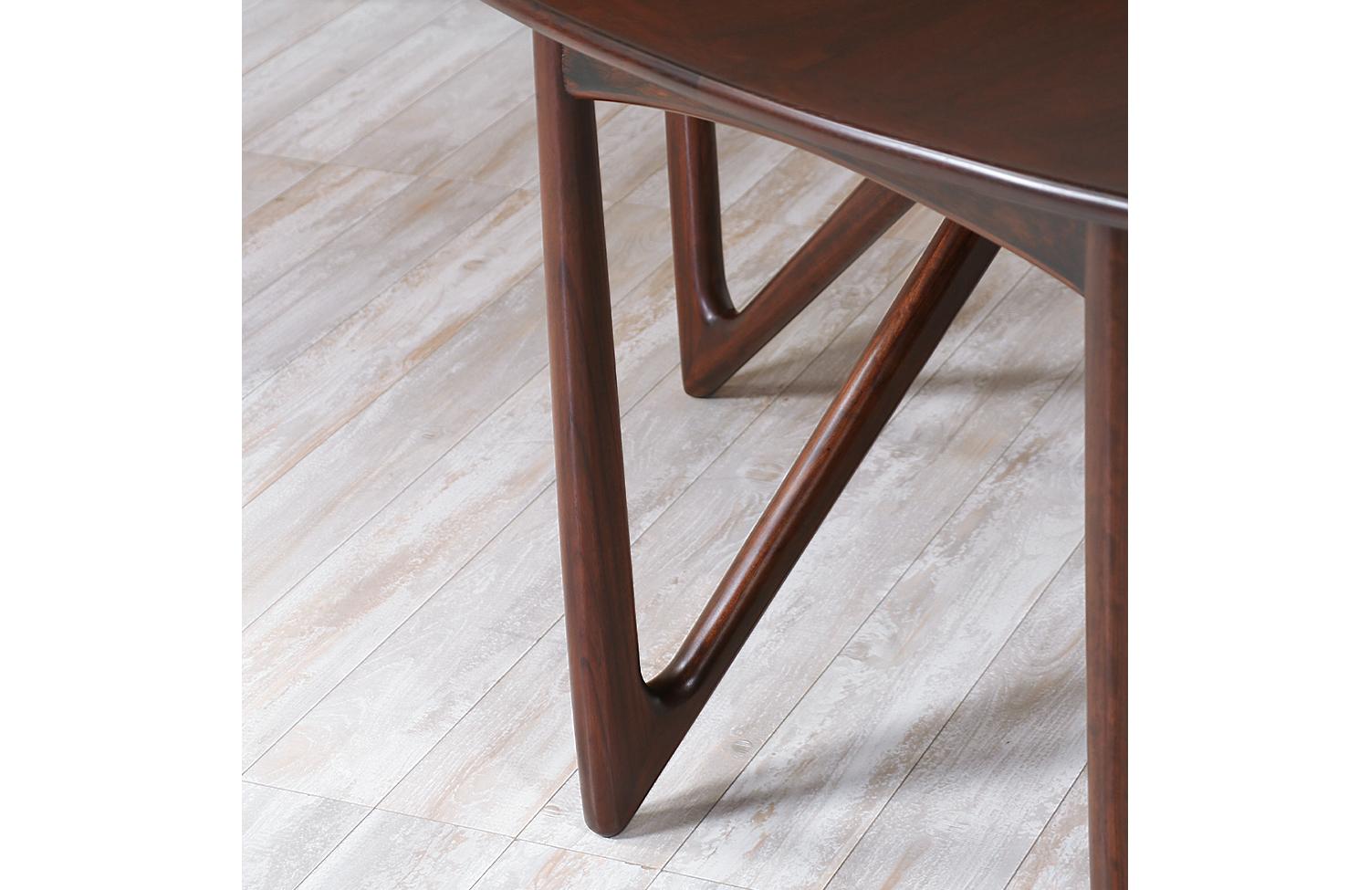 Niels Koefoed Gateleg Rosewood Dining Table for Koefoeds Møbelfabrik 7