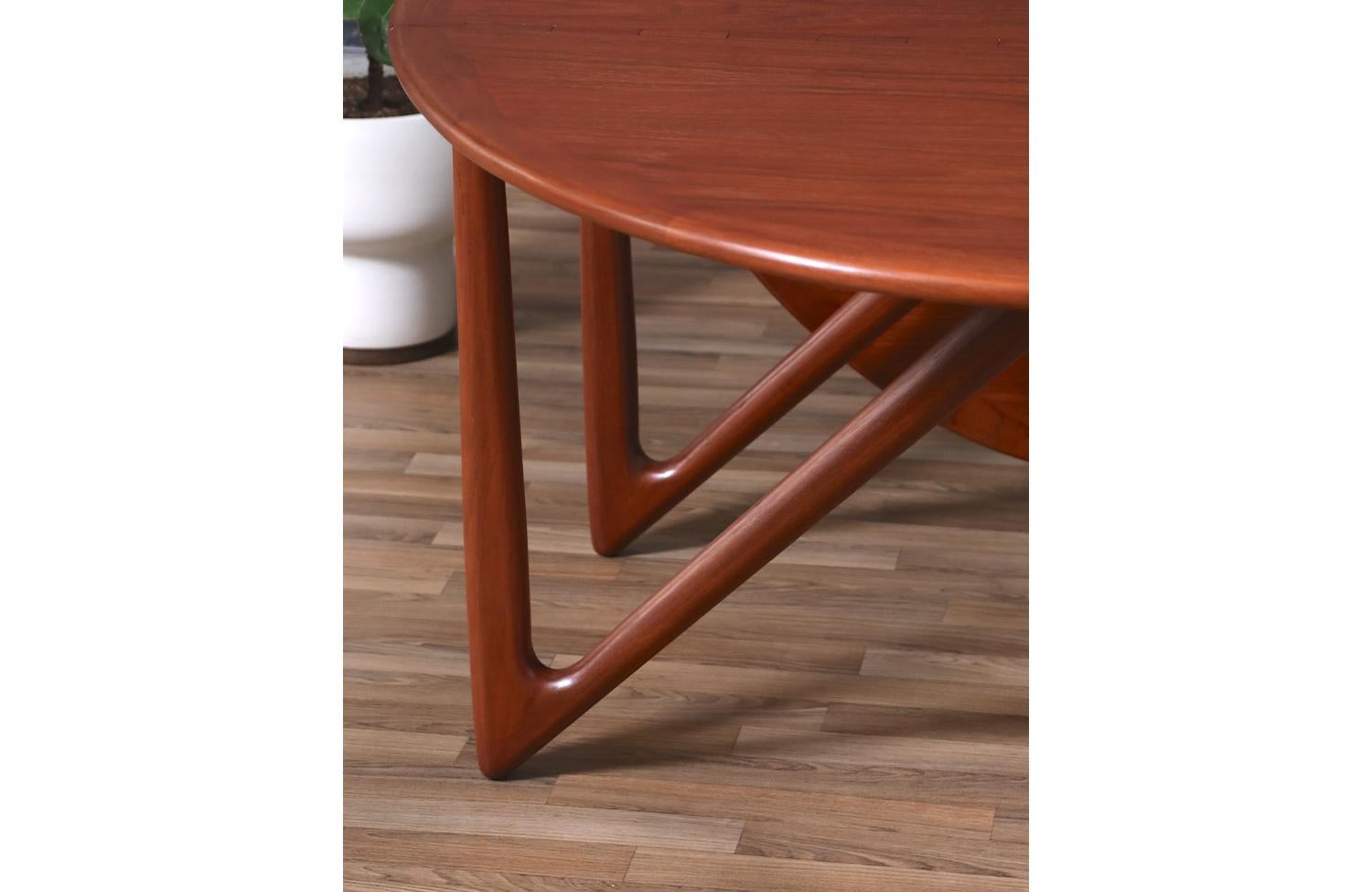 Niels Koefoed Gateleg Teak Dining Table for Koefoeds Hornslet 5