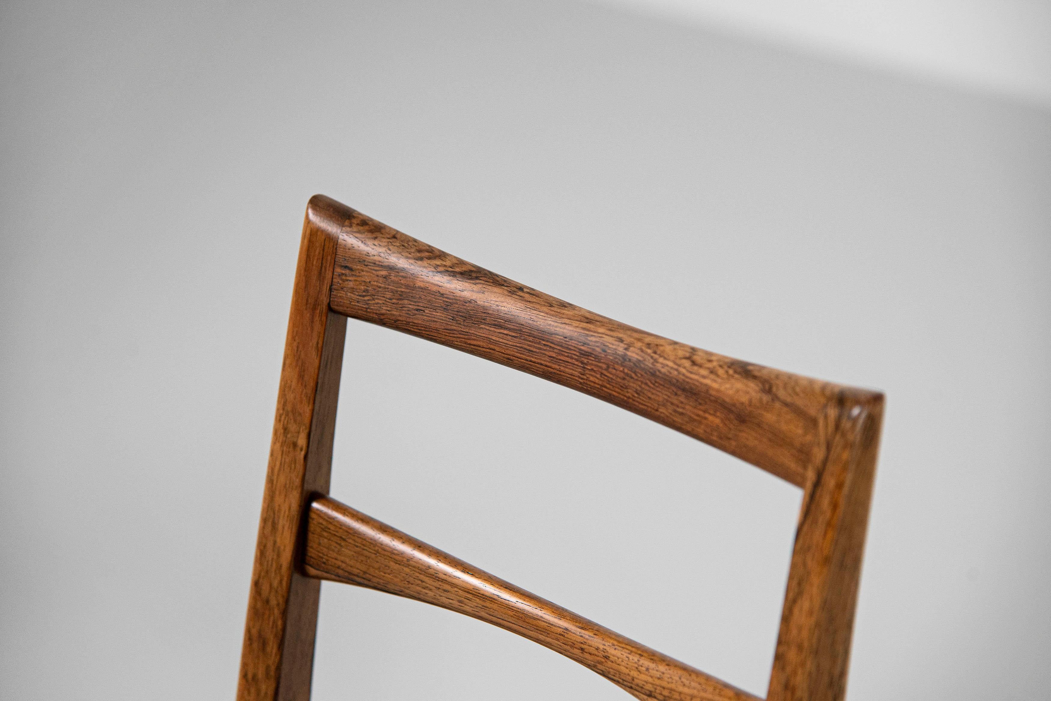 Niels Koefoed Lis Rosewood Dining Chairs, Denmark, 1961 1