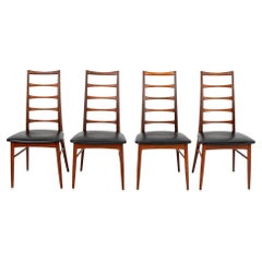 Niels Koefoed "Lis" Teak Dining Chairs, 4