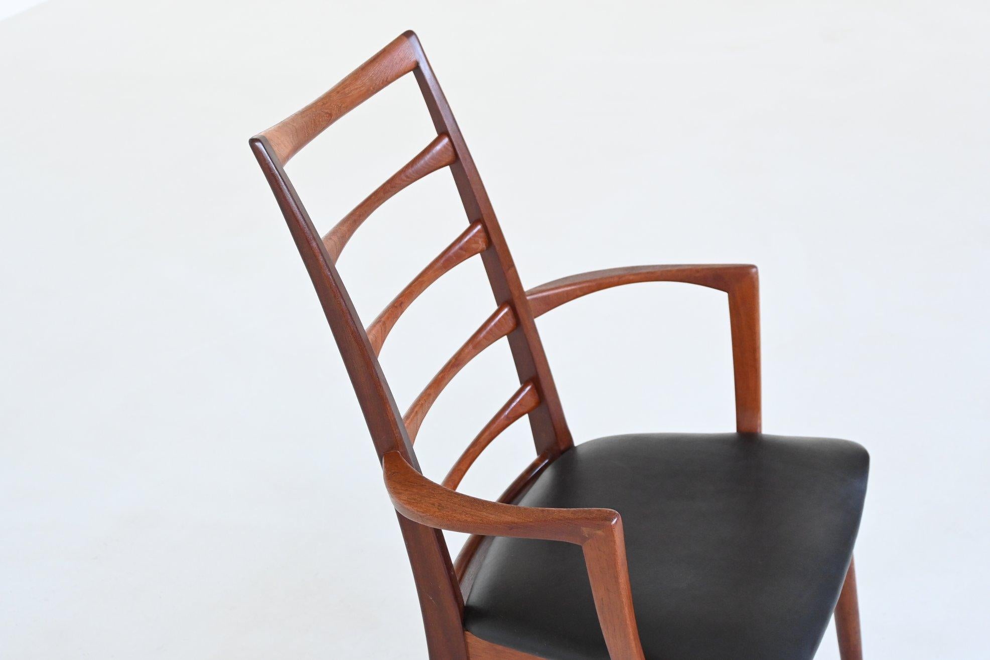 Sillón Niels Koefoed Model 'Lis' de teca Dinamarca 1960 en venta 2