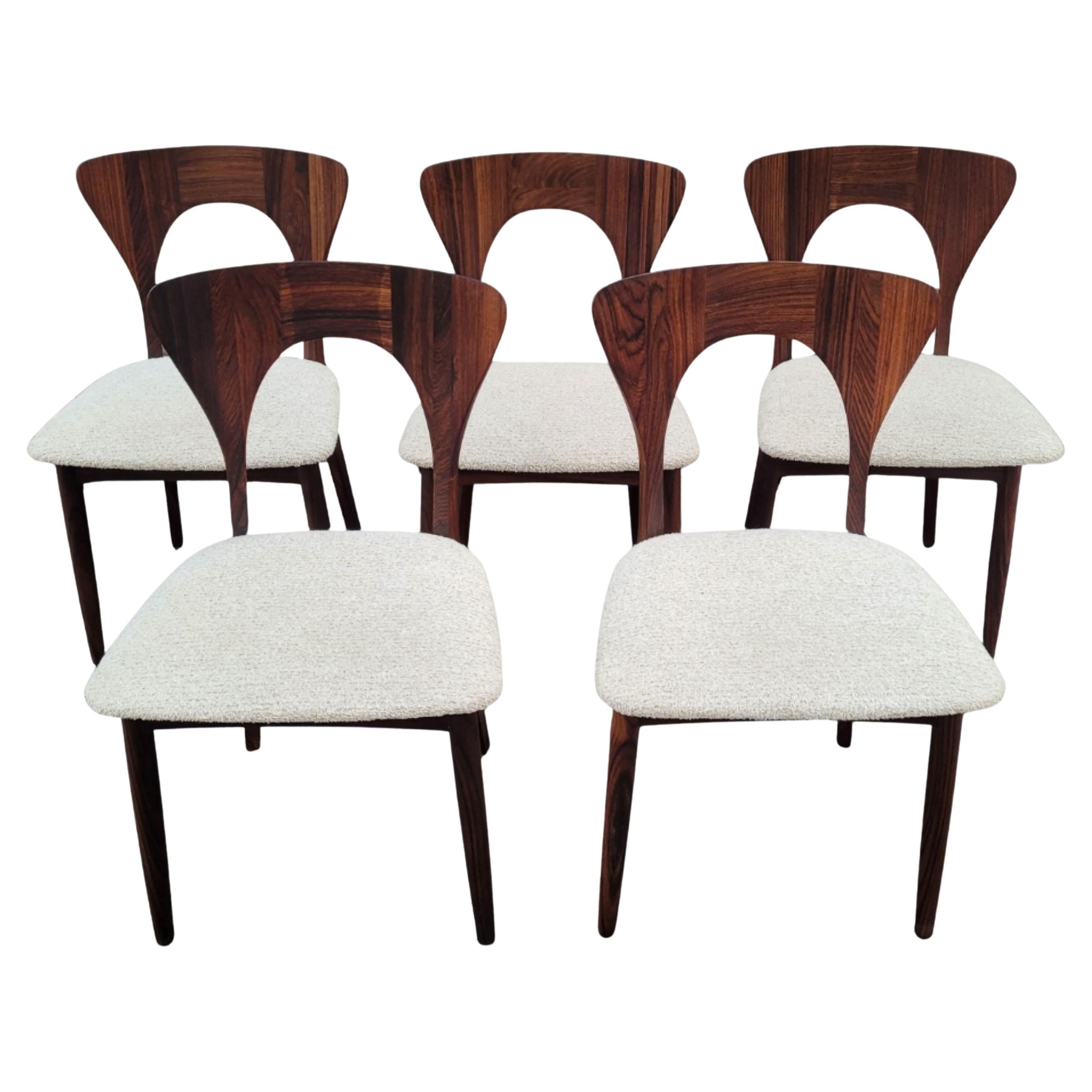 Niels Koefoed "Peter" Ensemble de chaises Niels Koefoed pour Koefoeds Hornslet Danemark en vente