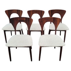 Niels Koefoed “Peter” Niels Koefoed Chair Set for Koefoed’s Hornslet Denmark