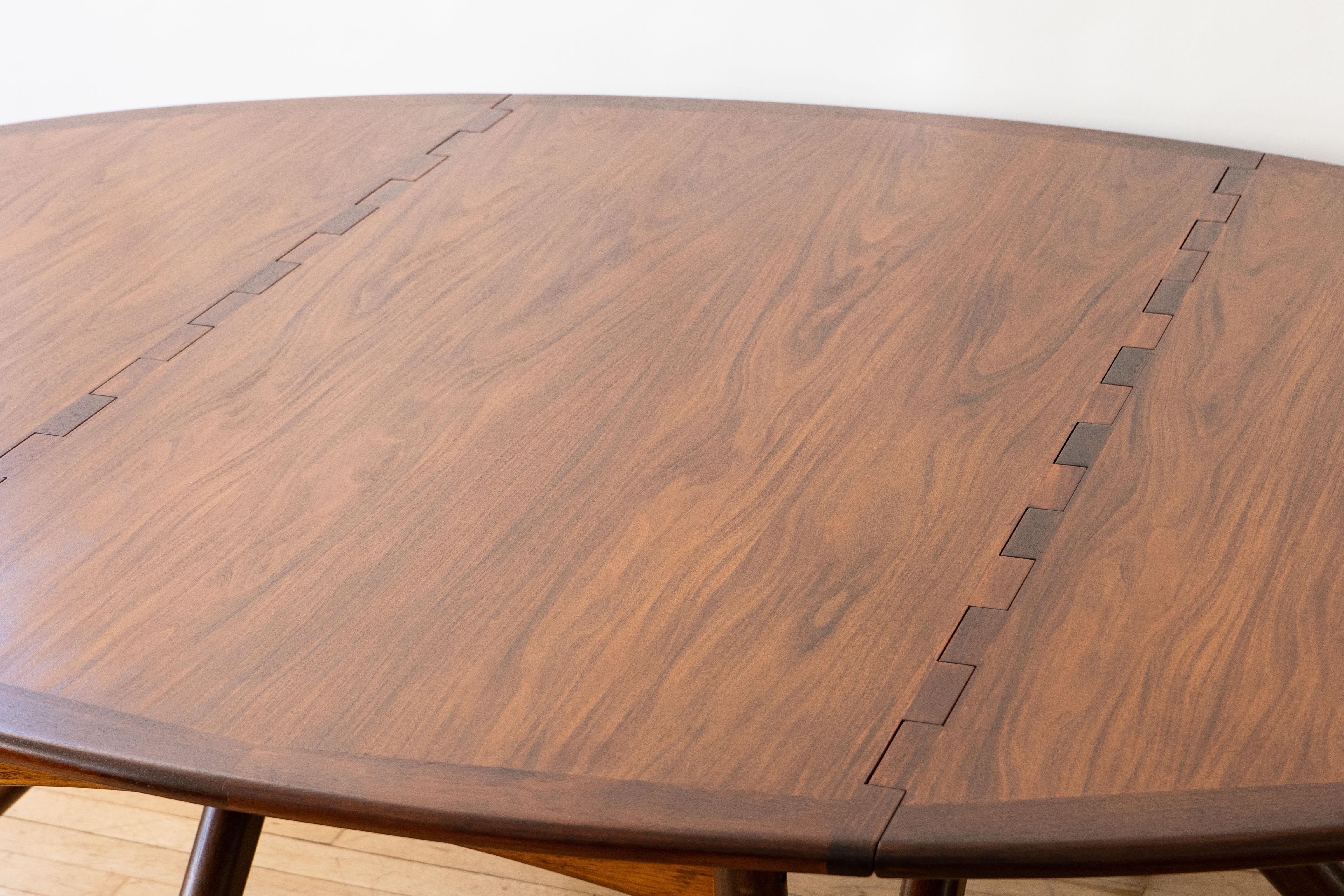 Niels Koefoed Rosewood Drop Leaf Dining Table 2