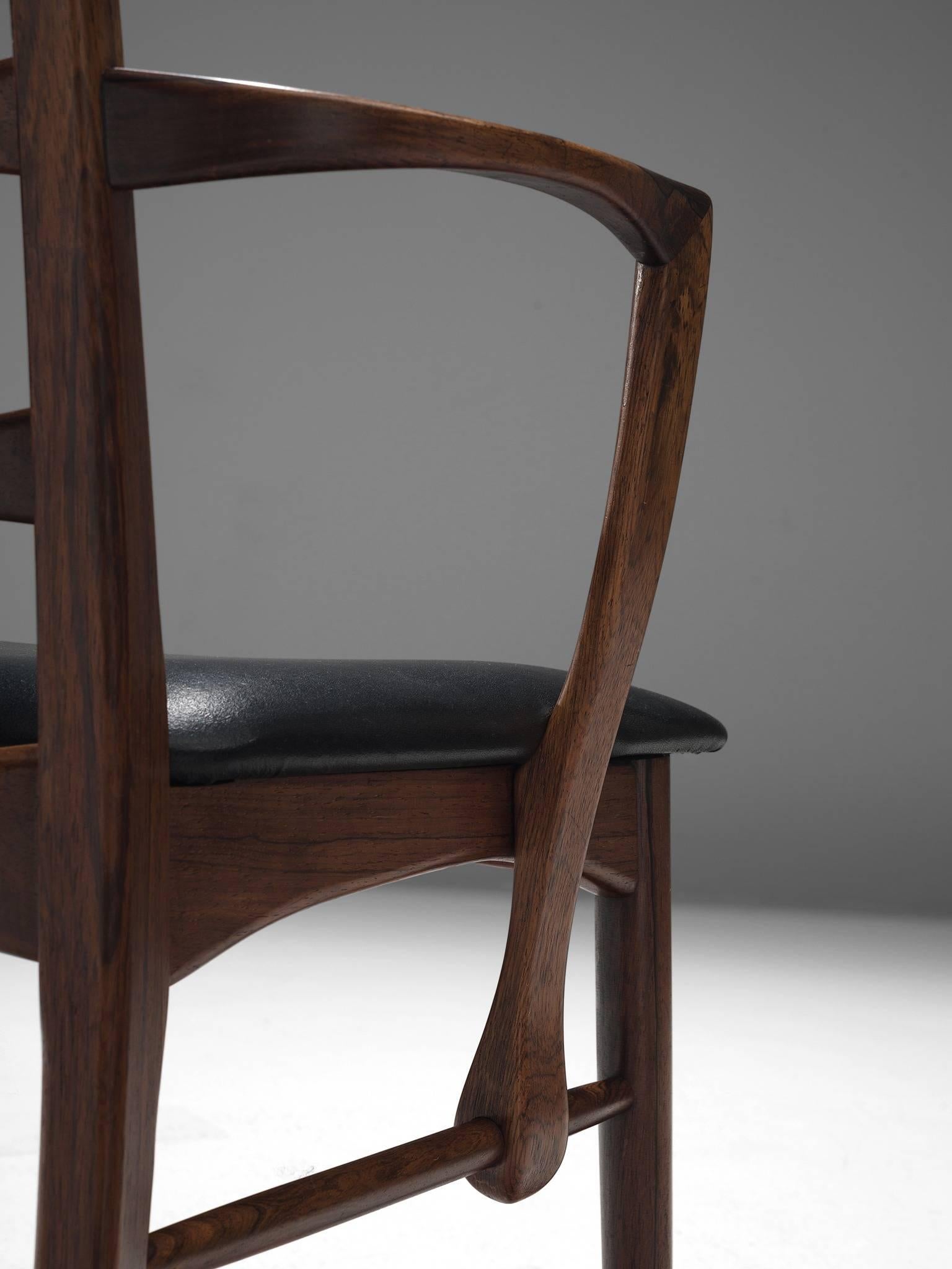 Niels Koefoed Set of Six Rosewood Dining Chairs 2