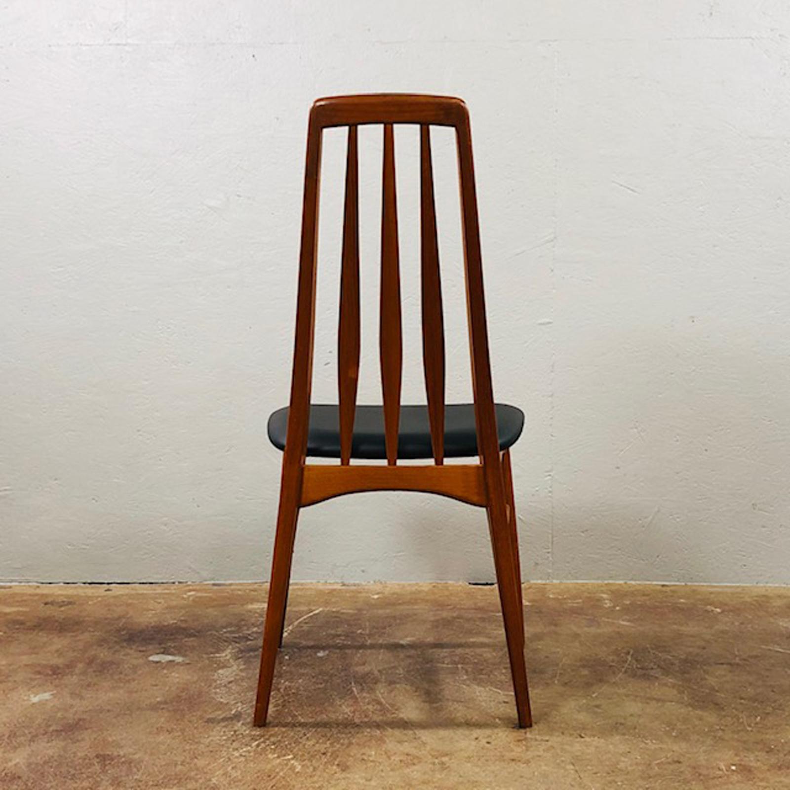 Danish Niels Koefoed Teak Dining Chair Set 