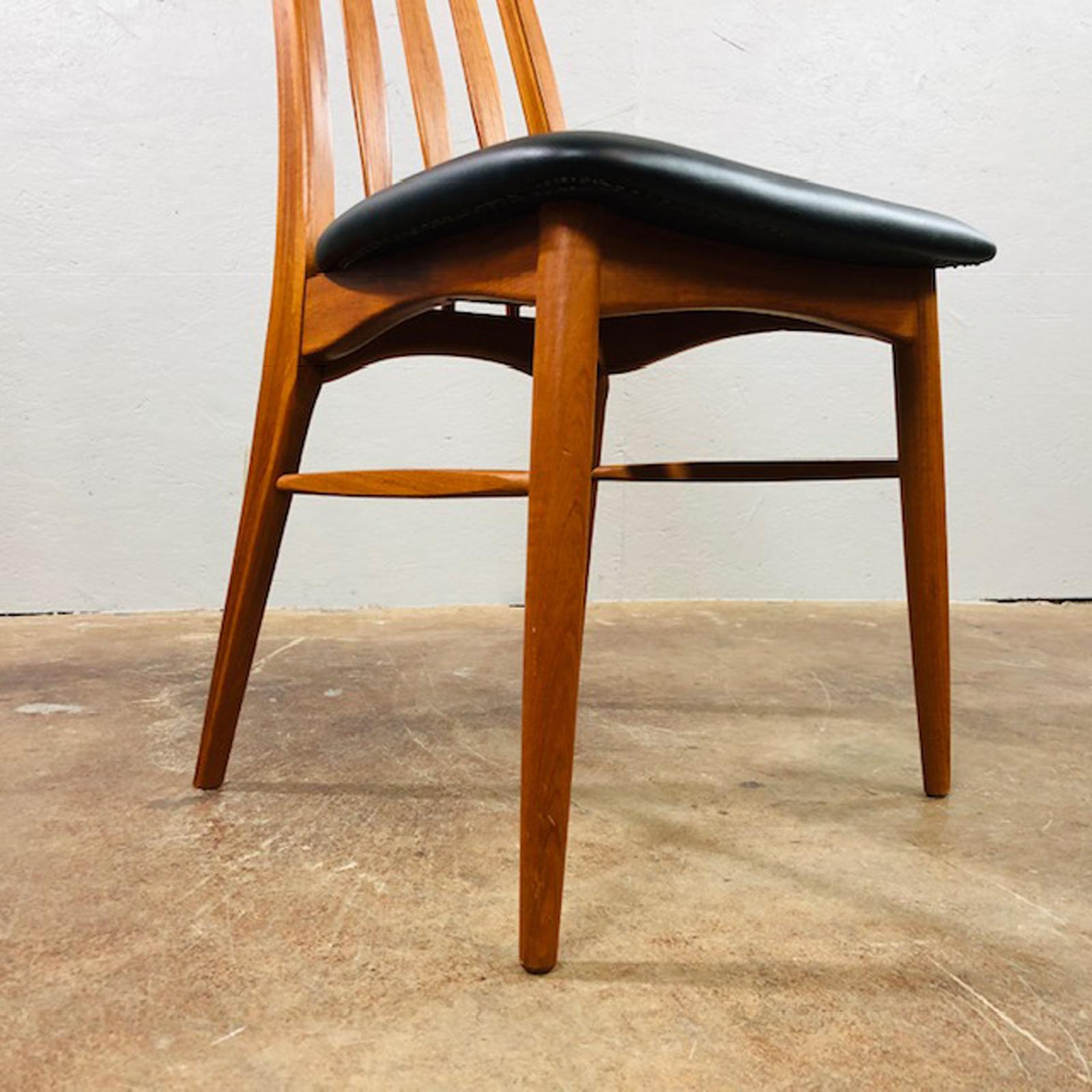 Mid-20th Century Niels Koefoed Teak Dining Chair Set 