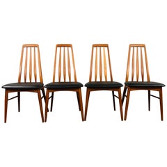 Niels Koefoed Teak Dining Chair Set 