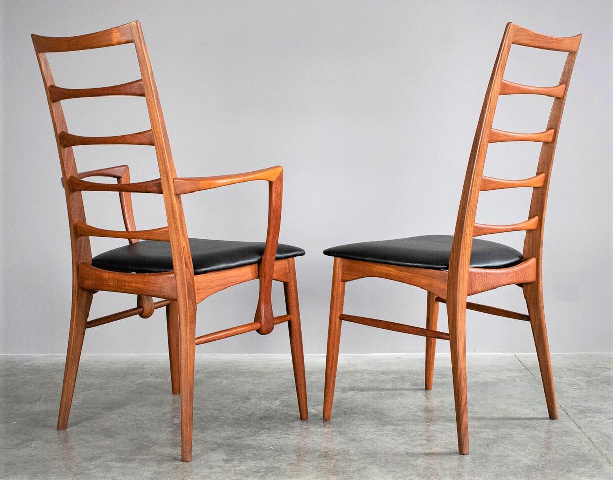 20th Century Niels Koefoed Teak Dining Chairs Denmark 1960s Set of 6