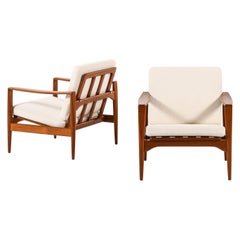 Chaises longues modèle Lars de Niels Kofoed produites par Niels Kofoed