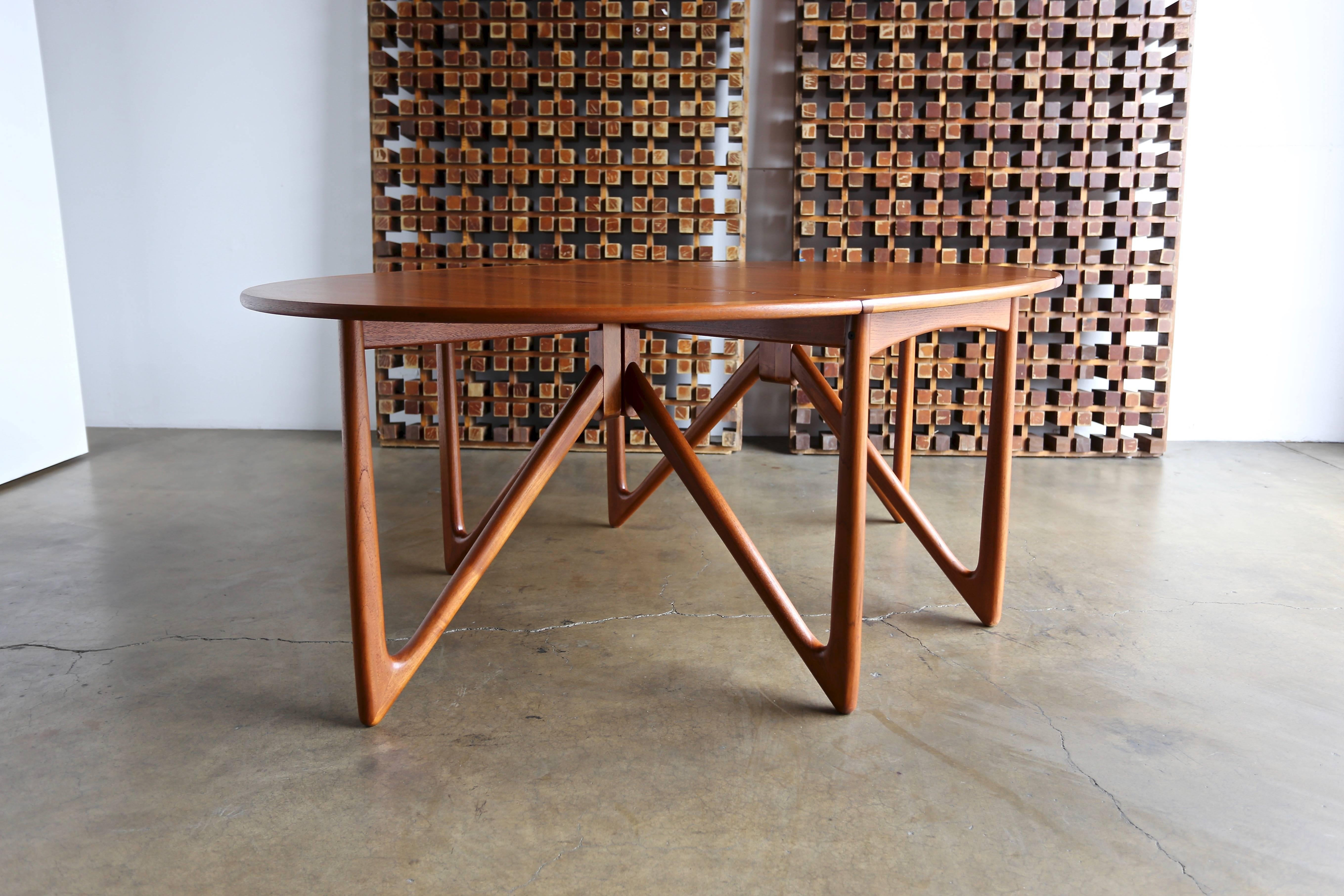 20th Century Niels Kofoed Gate-Leg Dining Table