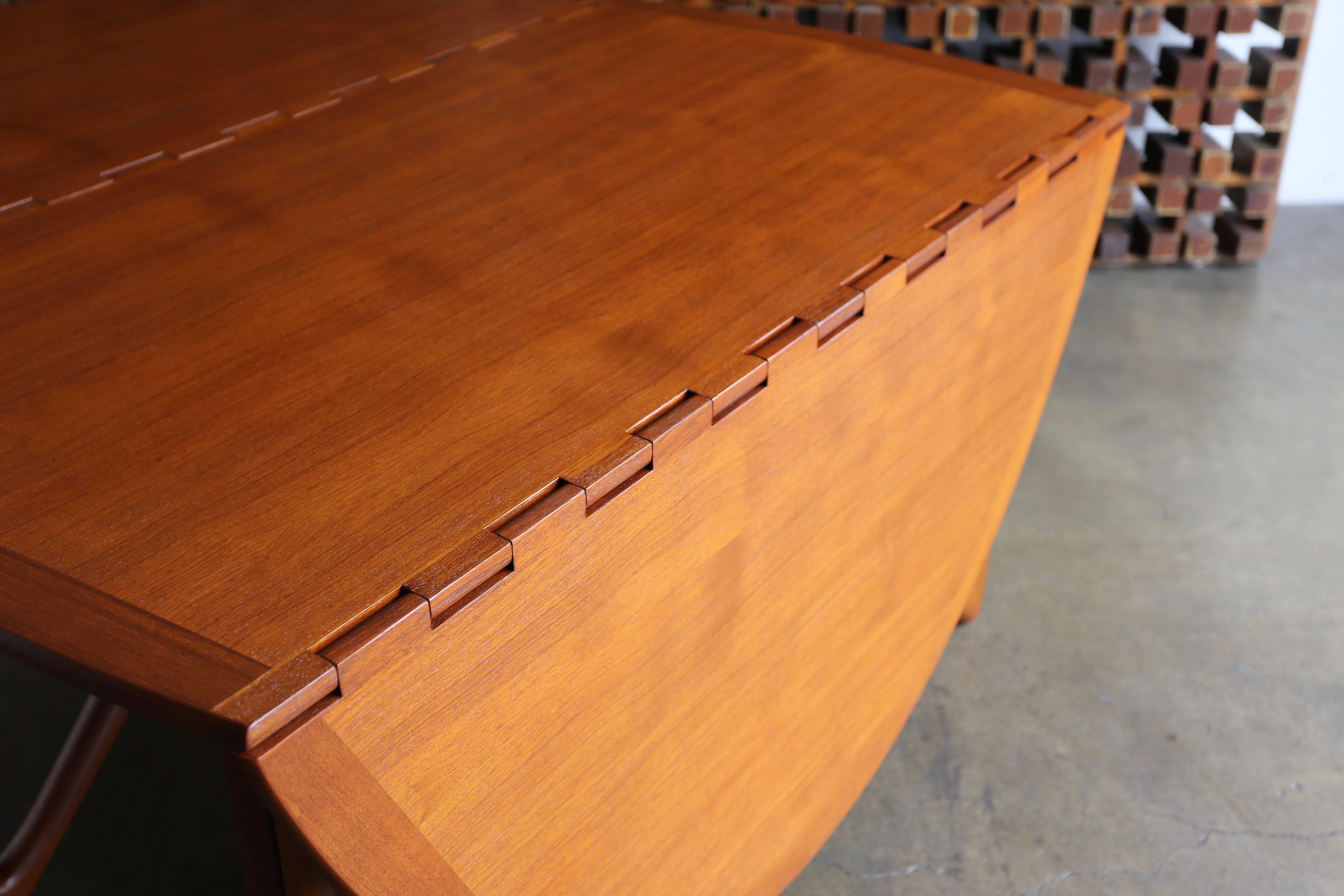 Teak Niels Kofoed Gate-Leg Dining Table