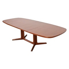 Tavolo da pranzo moderno danese Niels Møller per Gudme Møbelfabrik, appena rifinito