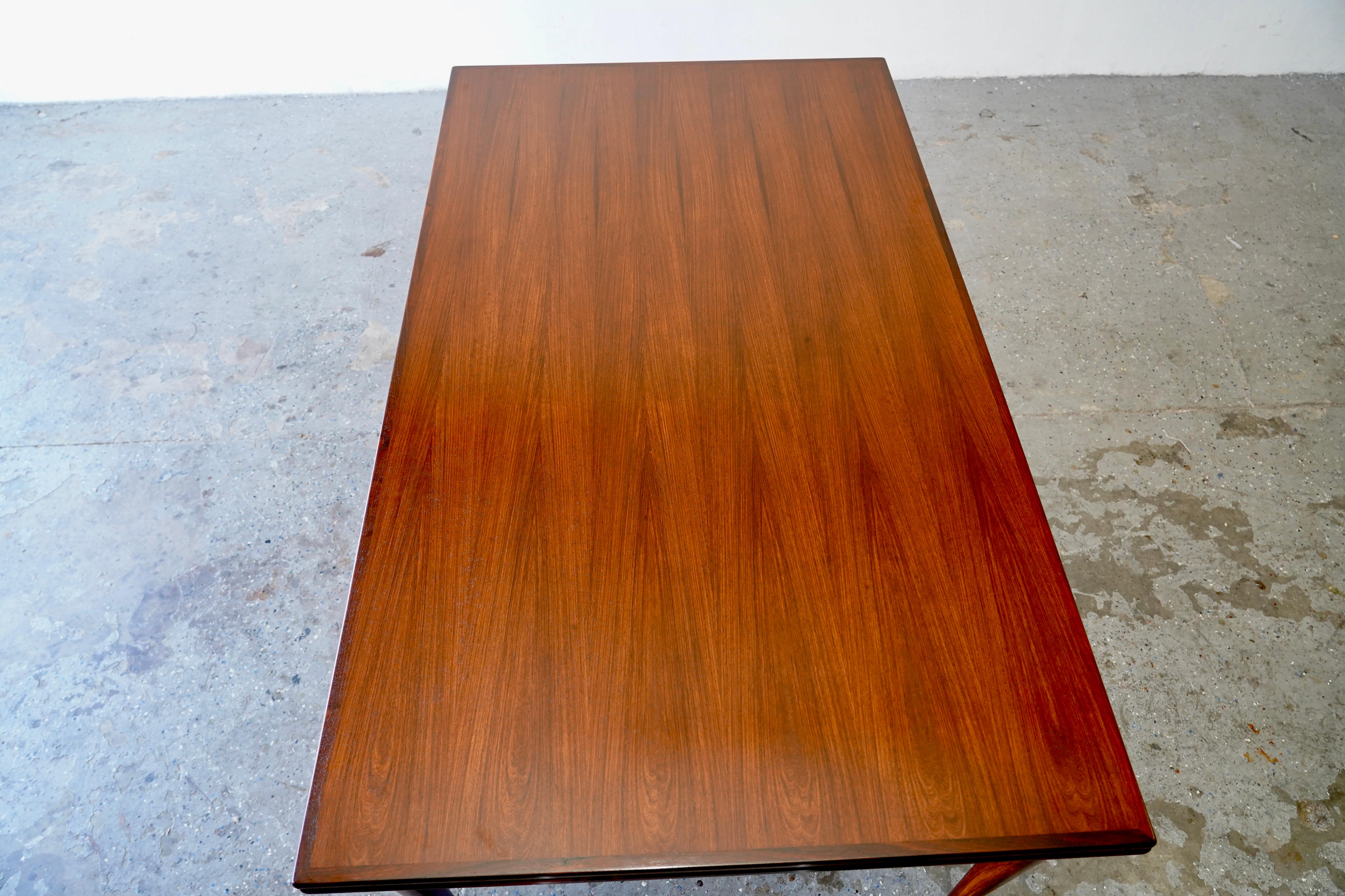 Niels Møller for J.L. Møllers Møbelfabrik  #12 B Brazilian Rosewood Dining table 5