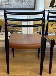 Niels Møller Model 78 Danish Modern Dining Chairs - Set of Four, Circa 1960s