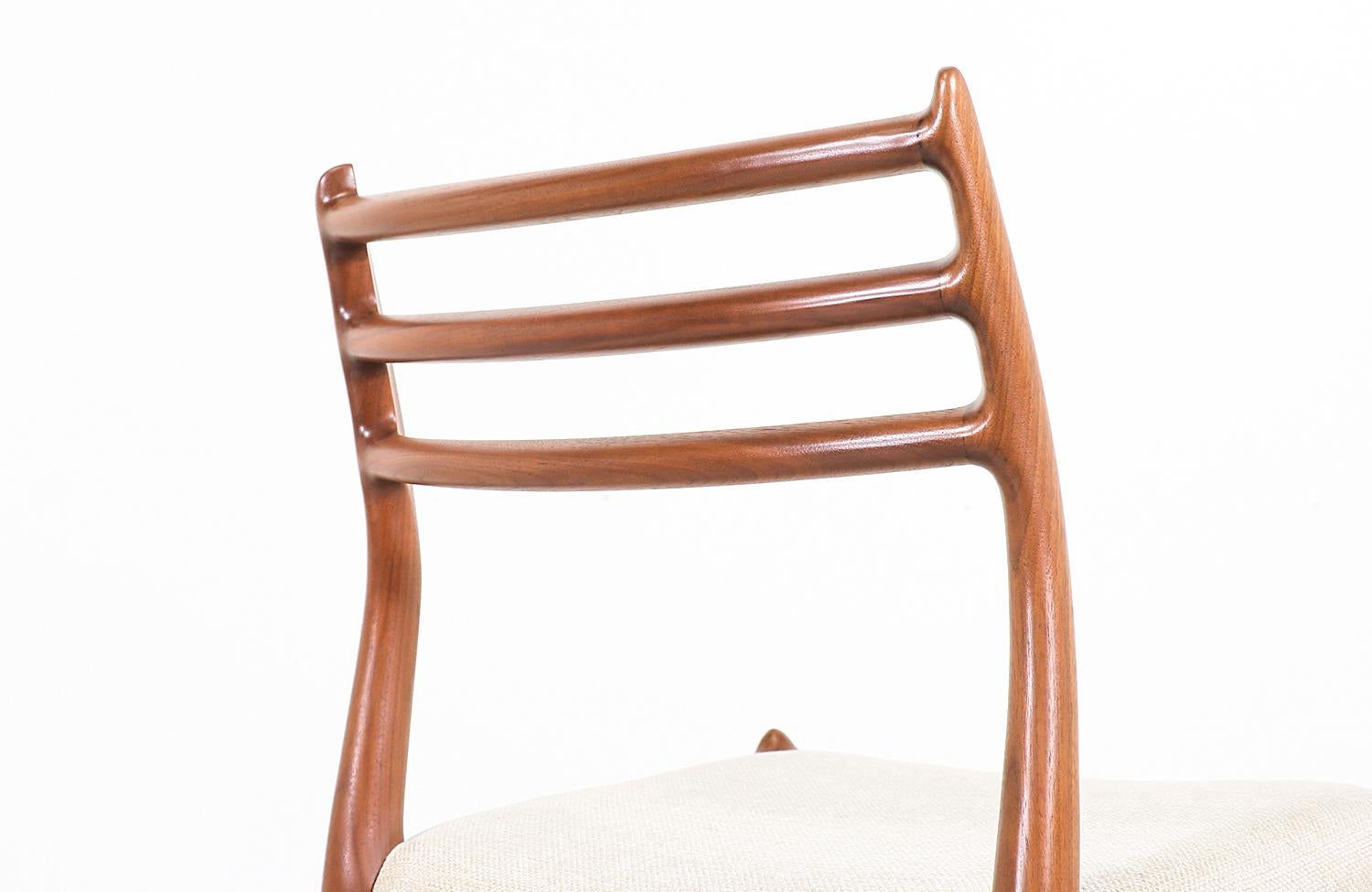 Niels Møller Model-78 Dining Chair for J.L. Møllers 3