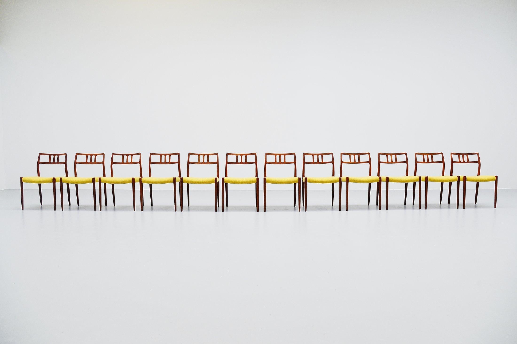 Danish Niels Møller Model 79 Teak Chairs, Denmark, 1966