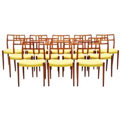 Niels Møller Model 79 Teak Chairs, Denmark, 1966