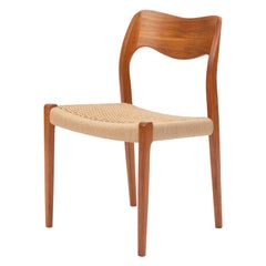 Single Niels Møller No. 71 Teak Dining Chair