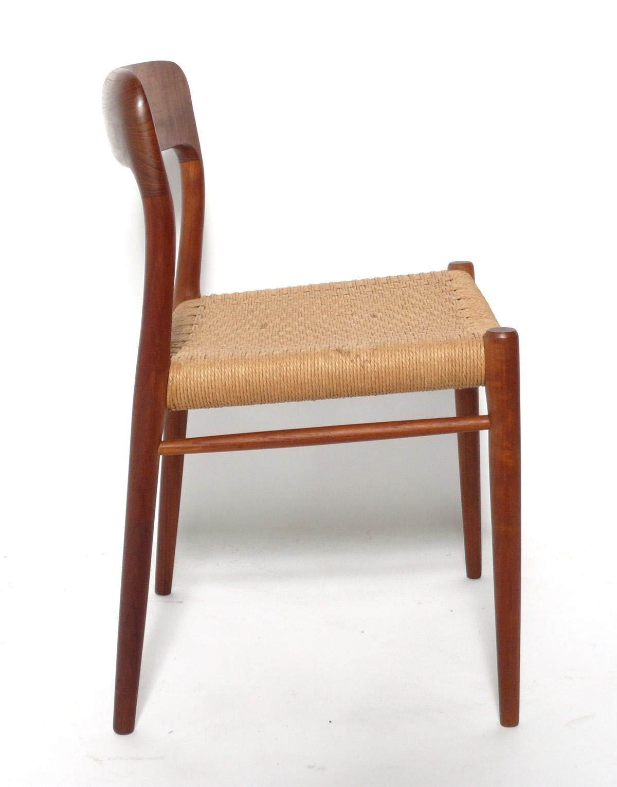 Mid-Century Modern Niels Moller Danish Modern Dining Chairs