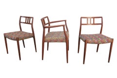 Niels Moller Dining Chairs Model 79 and Model 64