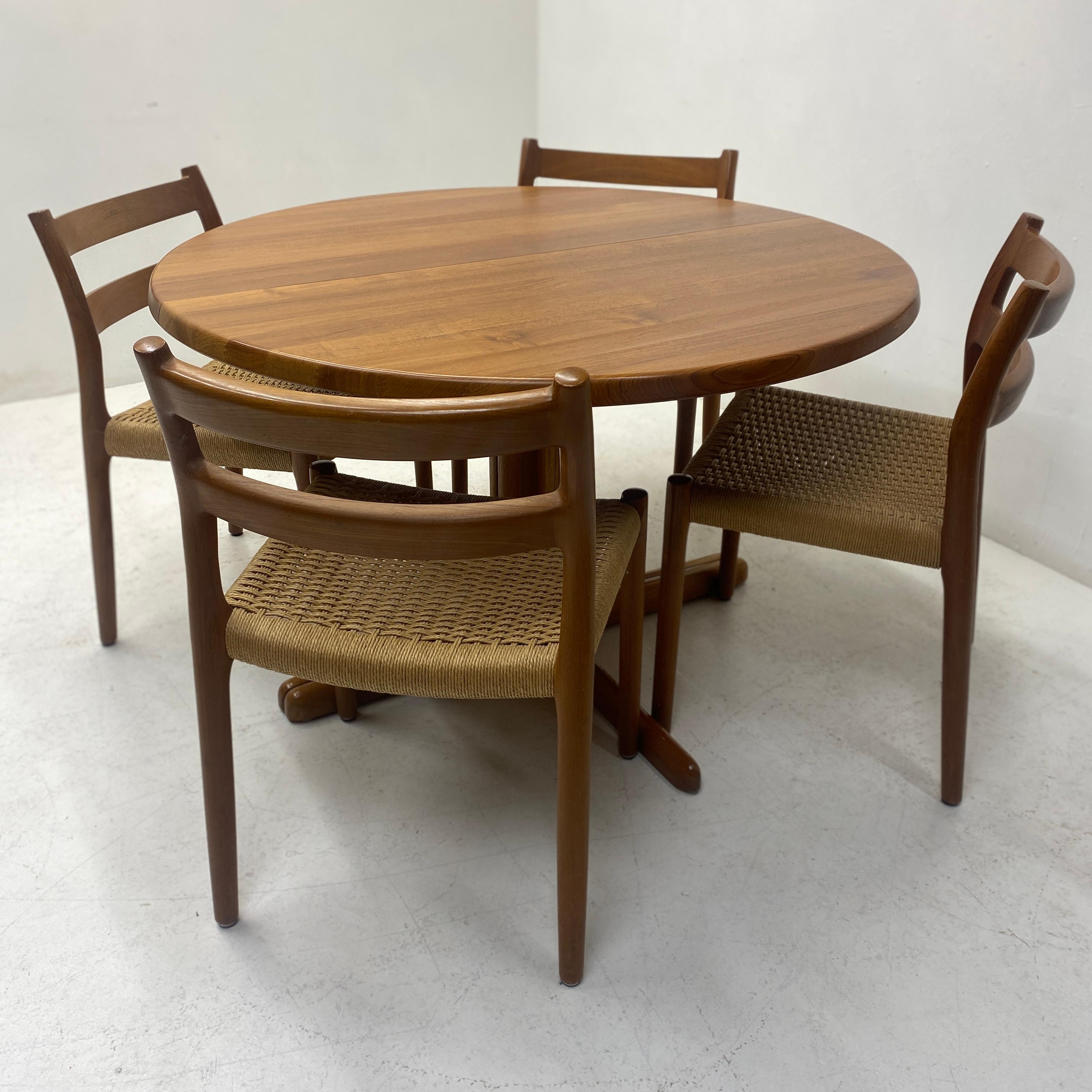Danish Niels Moller Dining Table Extendable