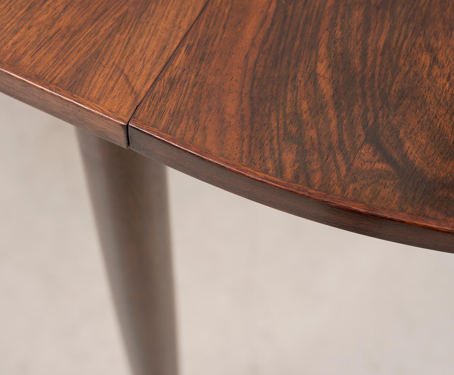 Mid-20th Century Niels Moller Extending Dining Table in Rosewood, Denmark, 1950s