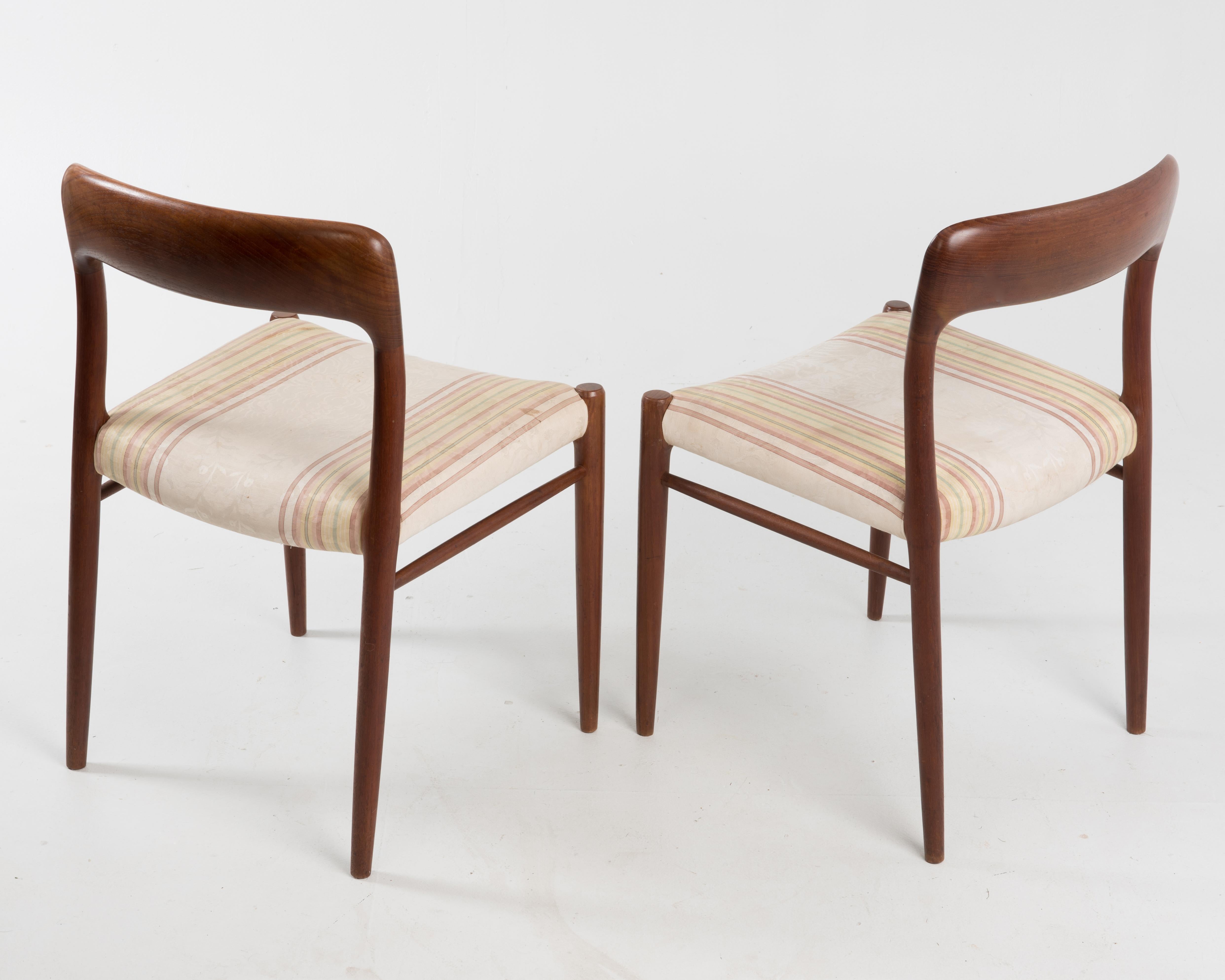 niels moller dining chairs