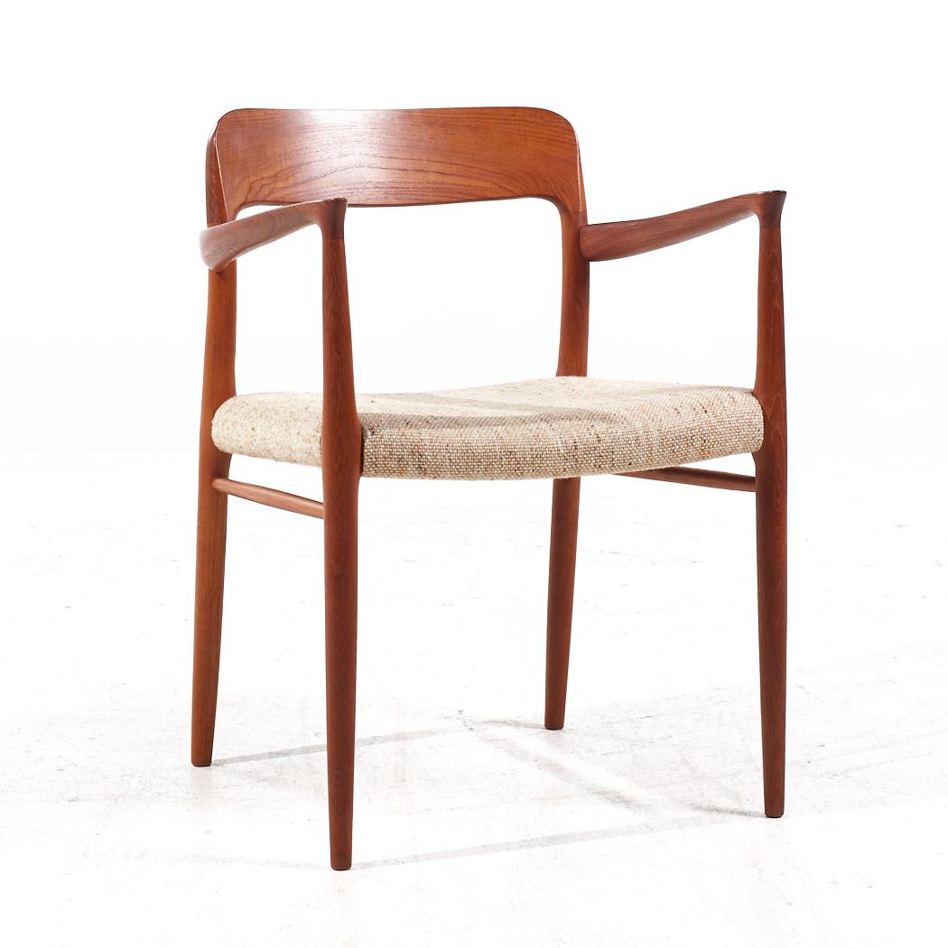 Niels Moller Mid Century Danish Teak Model 77 Dining Chairs - Set of 4 For Sale 5