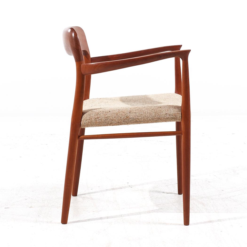 Niels Moller Mid Century Danish Teak Model 77 Dining Chairs - Set of 4 For Sale 8