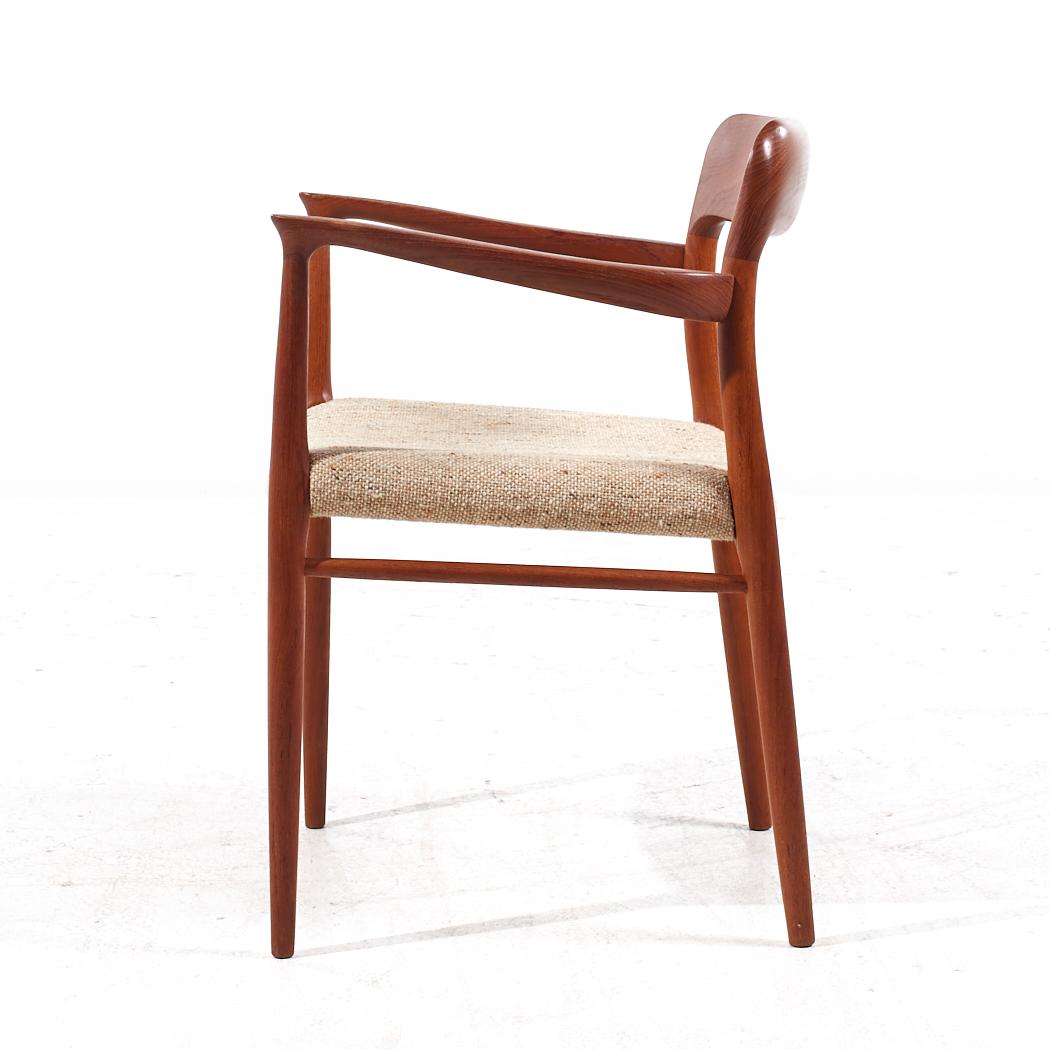 Niels Moller Mid Century Danish Teak Model 77 Dining Chairs - Set of 4 For Sale 10