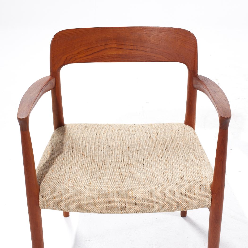Niels Moller Mid Century Danish Teak Model 77 Dining Chairs - Set of 4 en vente 10