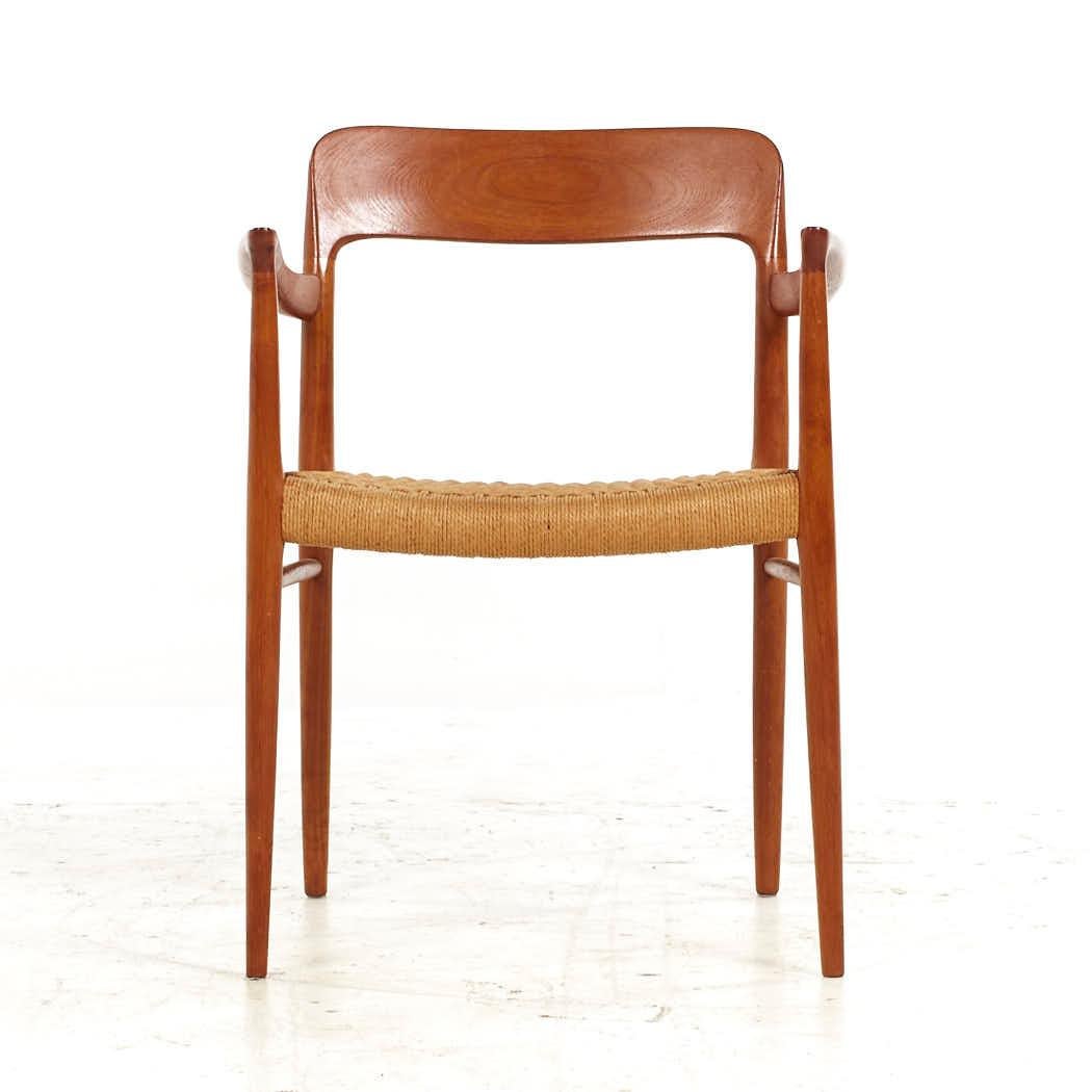 Niels Moller Mid Century Model 75 Danish Teak Dining Chairs - Set of 6 For Sale 6