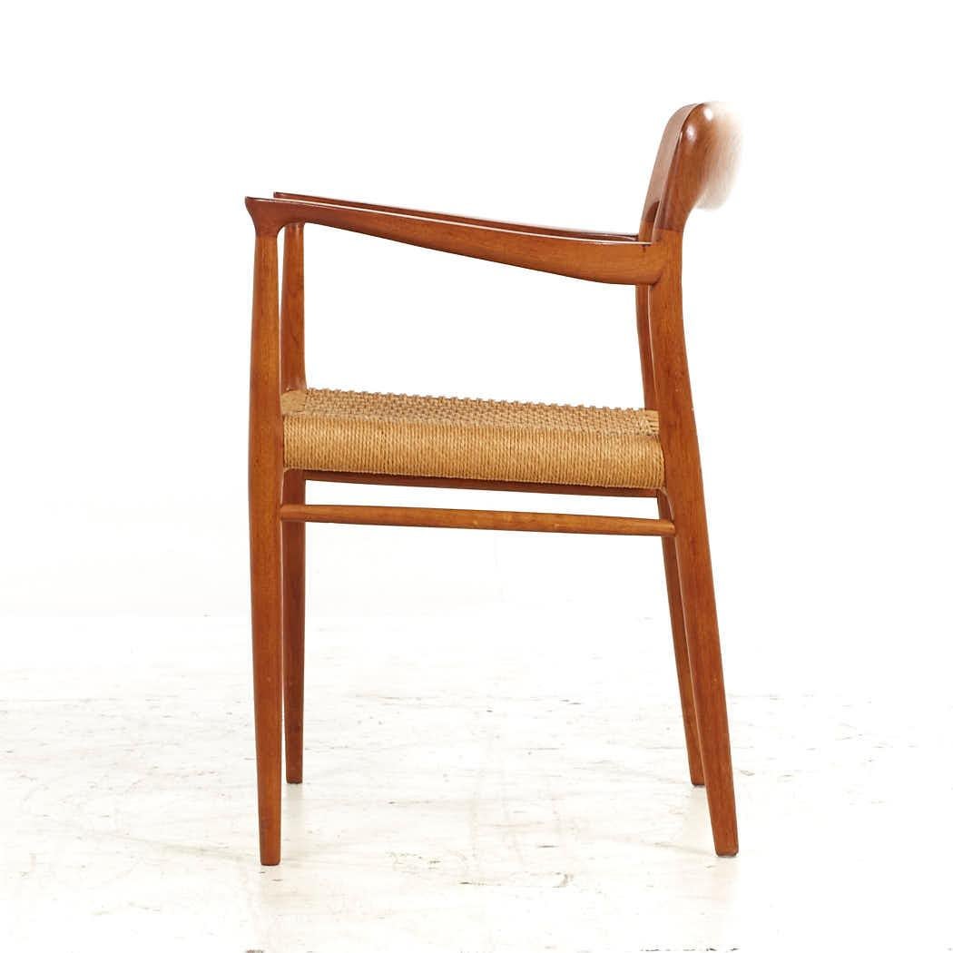 Niels Moller Mid Century Model 75 Danish Teak Dining Chairs - Set of 6 For Sale 10