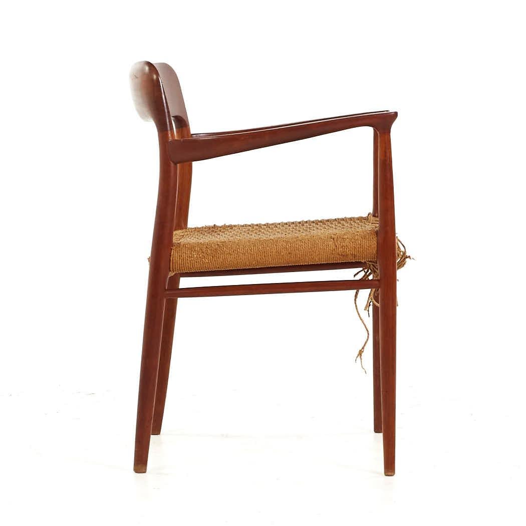 Niels Moller Mid Century Teak Model 75 and 77 Dining Chairs – Set of 8 For Sale 7