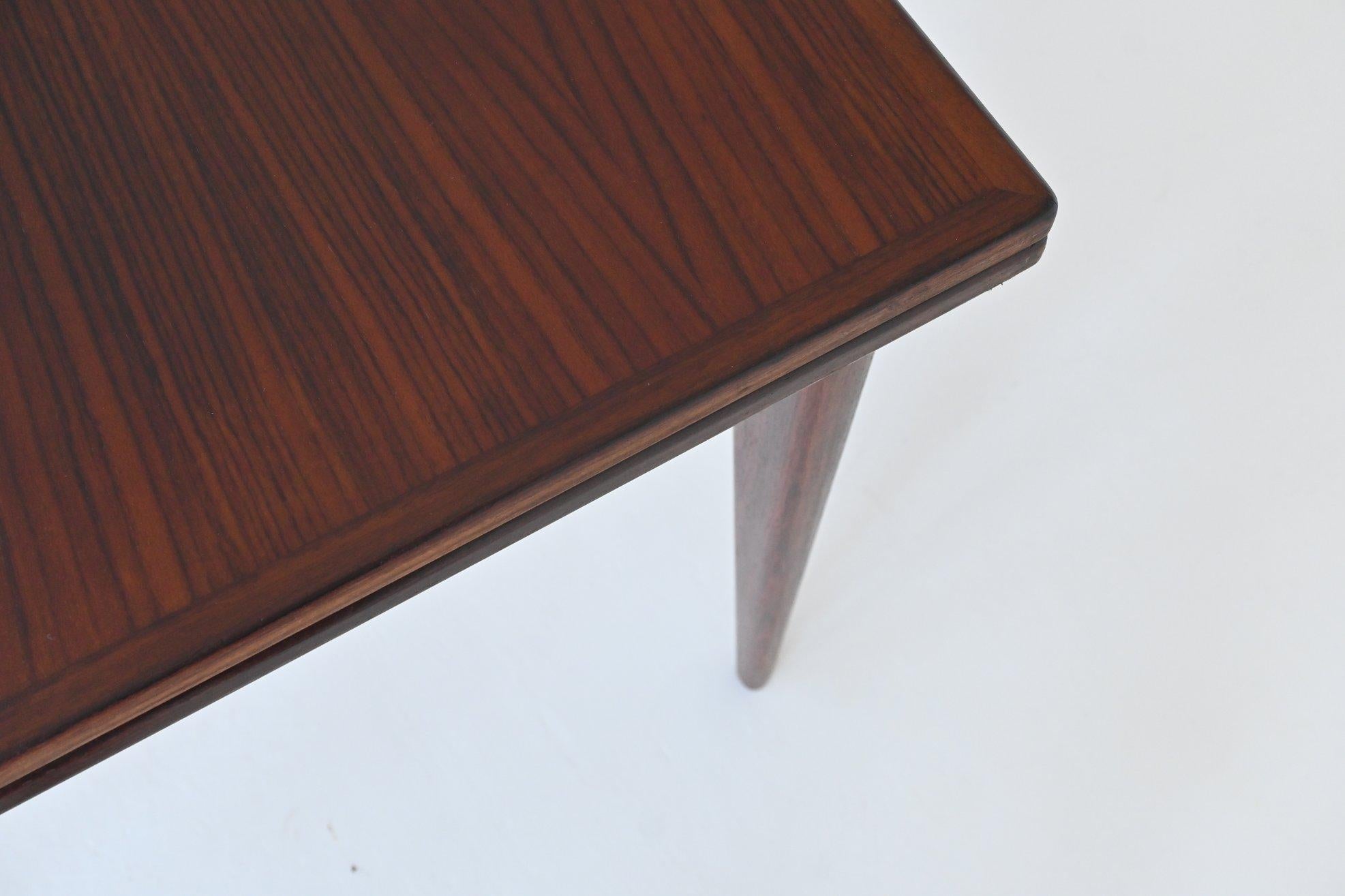Niels Moller model 254 extendable dining table in rosewood Denmark 1960 4