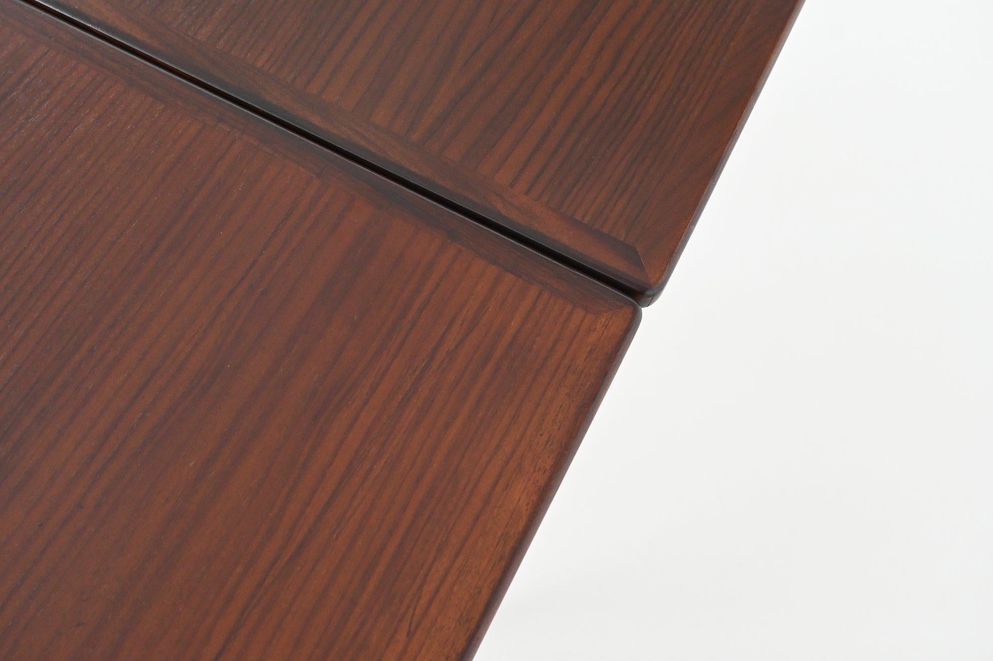 Niels Moller model 254 extendable dining table in rosewood Denmark 1960 2