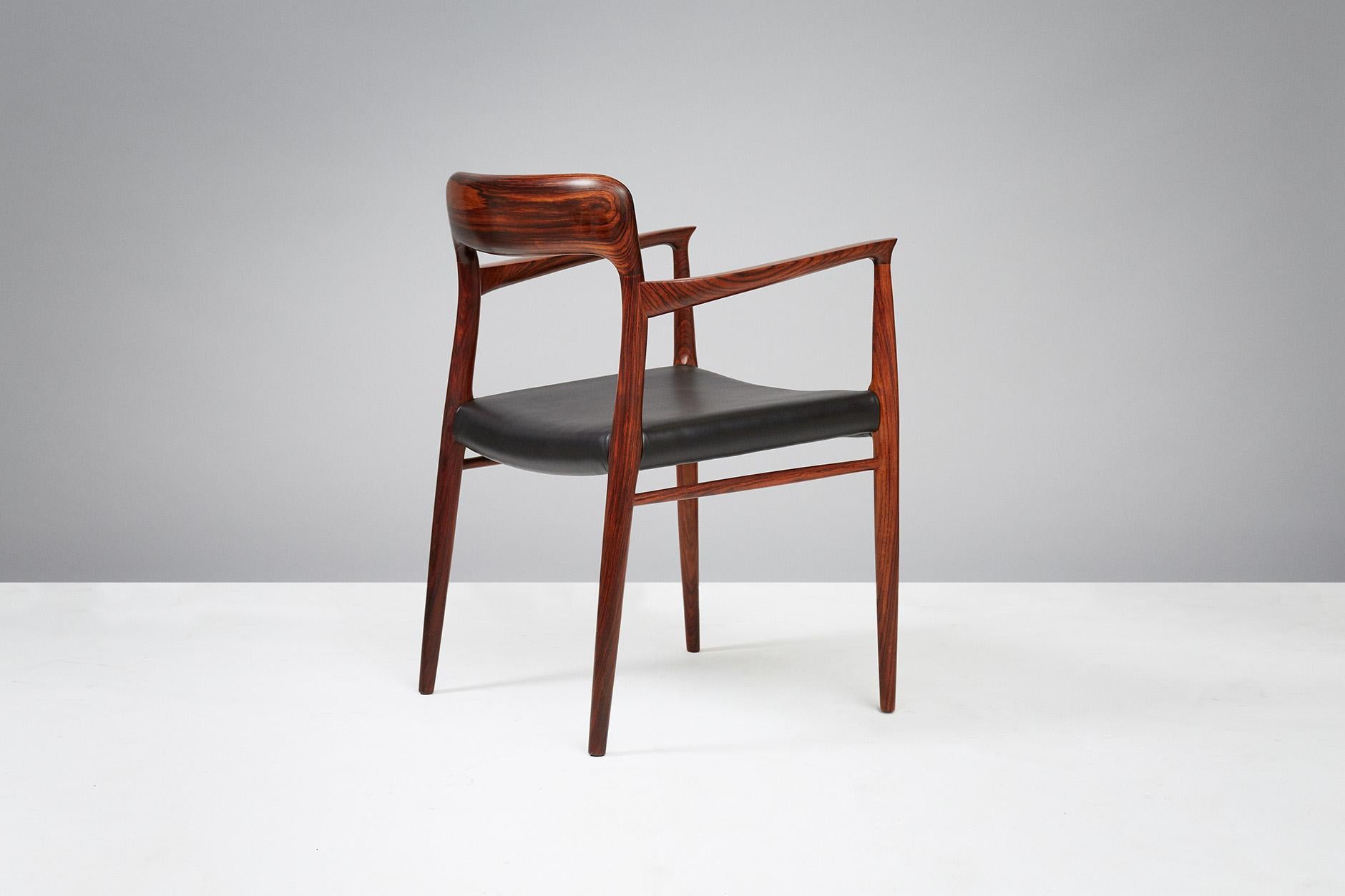 Scandinavian Modern Niels Moller Model 56 Chair, Rosewood