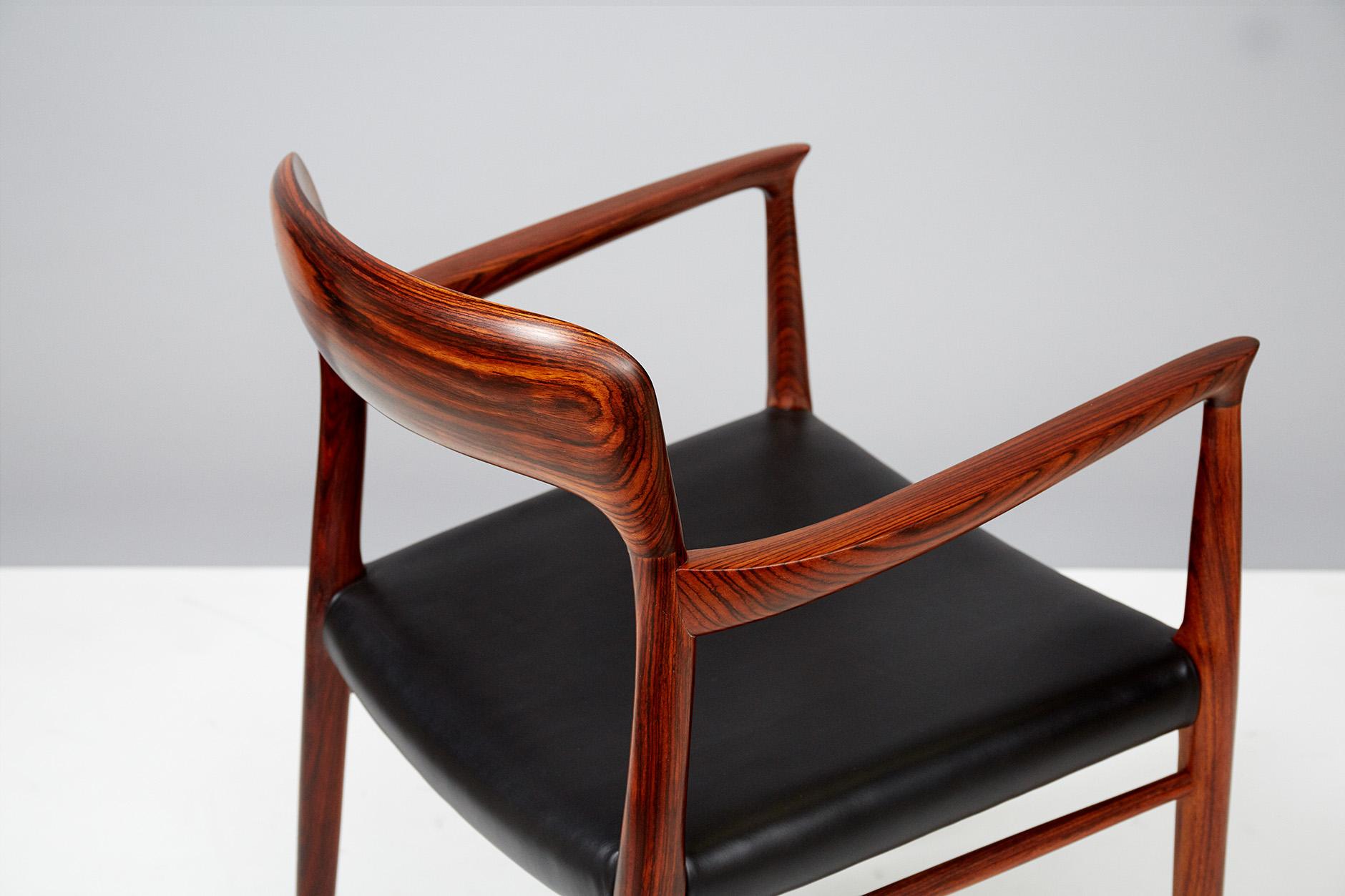 Danish Niels Moller Model 56 Chair, Rosewood