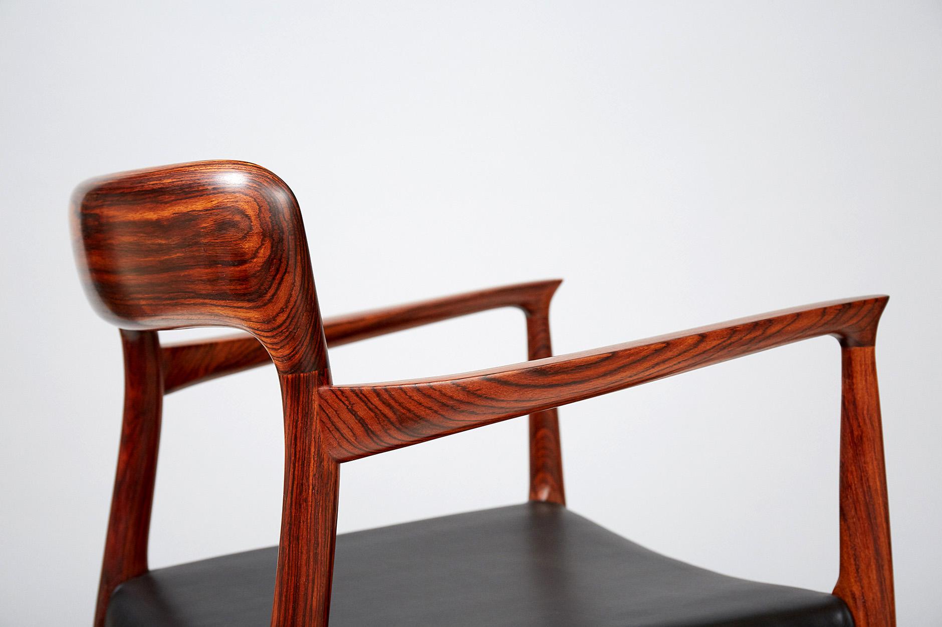 Niels Moller Model 56 Chair, Rosewood In Excellent Condition In London, GB