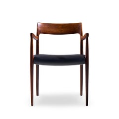Niels Moller Model 57 Mid Century Danish Rosewood Chair