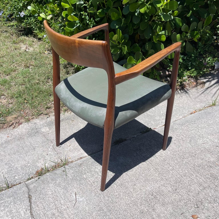 Niels Moller Model 57 Rosewood Carver Chair Jl Møller For Sale at 1stDibs