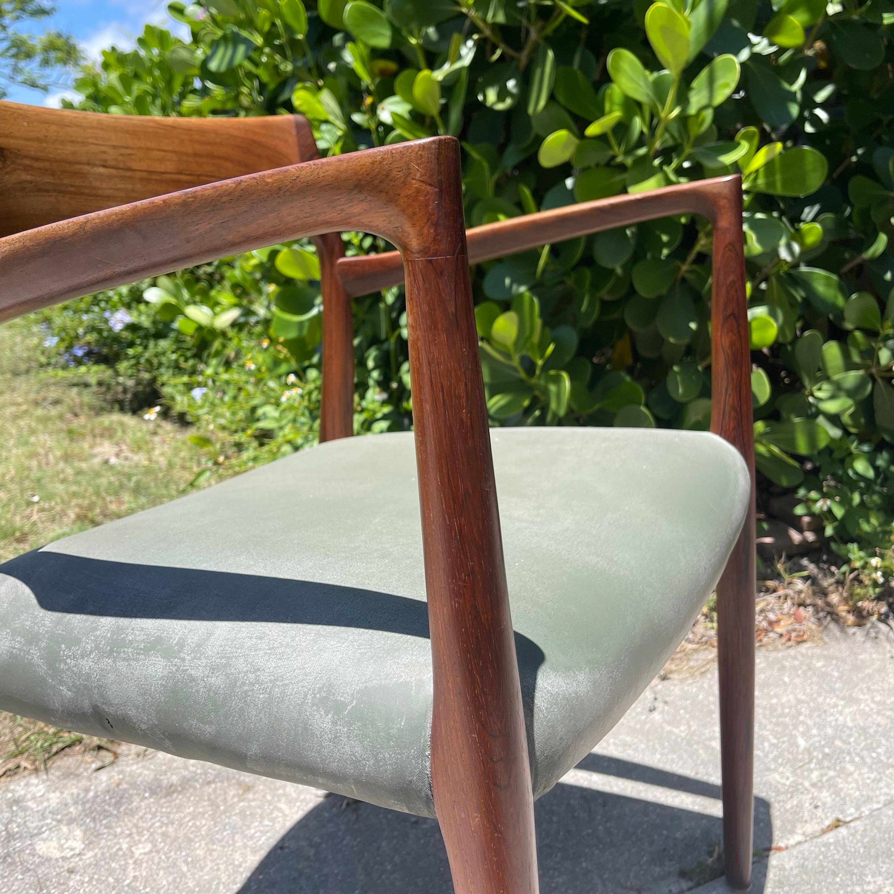 Niels Moller Model 57 Rosewood Carver Chair Jl Møller For Sale 3