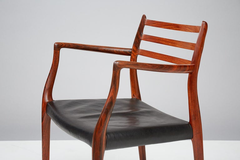 Niels Moller Model 62 Chair, Rosewood In Excellent Condition For Sale In London, GB