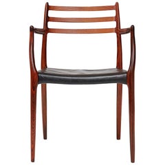 Niels Moller Chaise Modèle 62, Bois de Rose