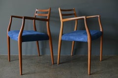 Niels Moller Model 62 Teak Armchairs, circa 1960