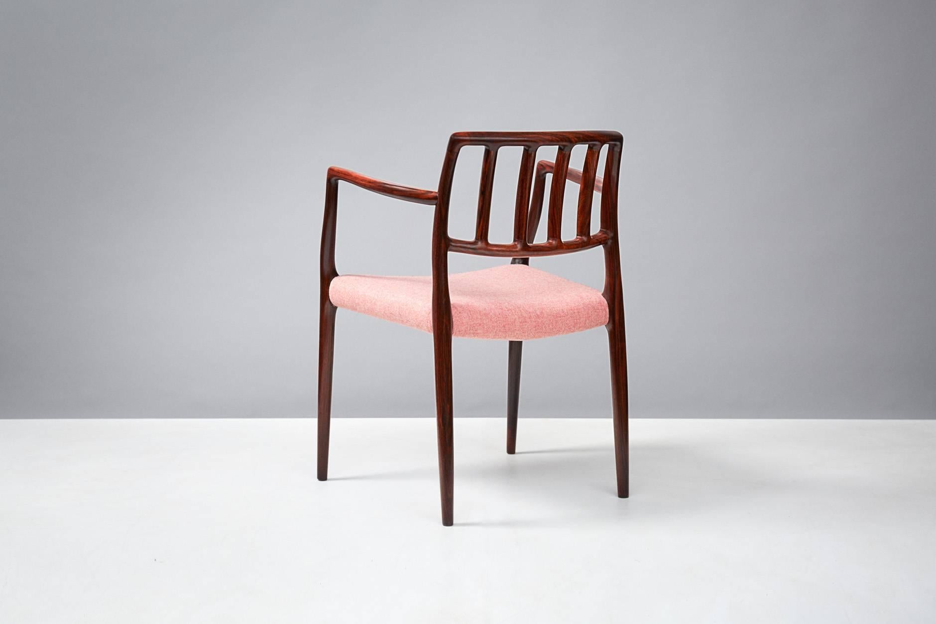Scandinavian Modern Niels Møller Model 66 Armchair, 1974
