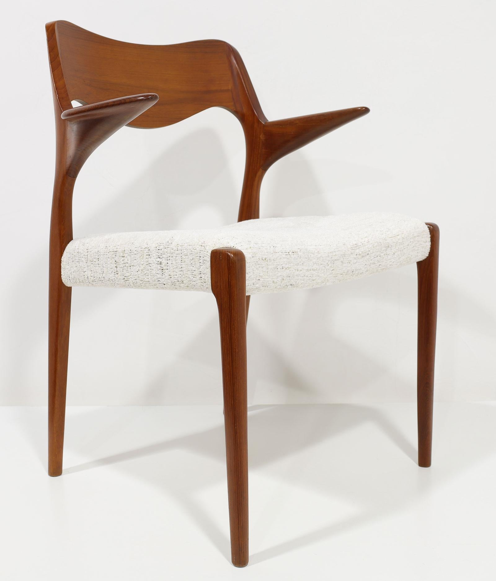 Danish Niels Moller Model 71 Dining Chairs, Set of 8