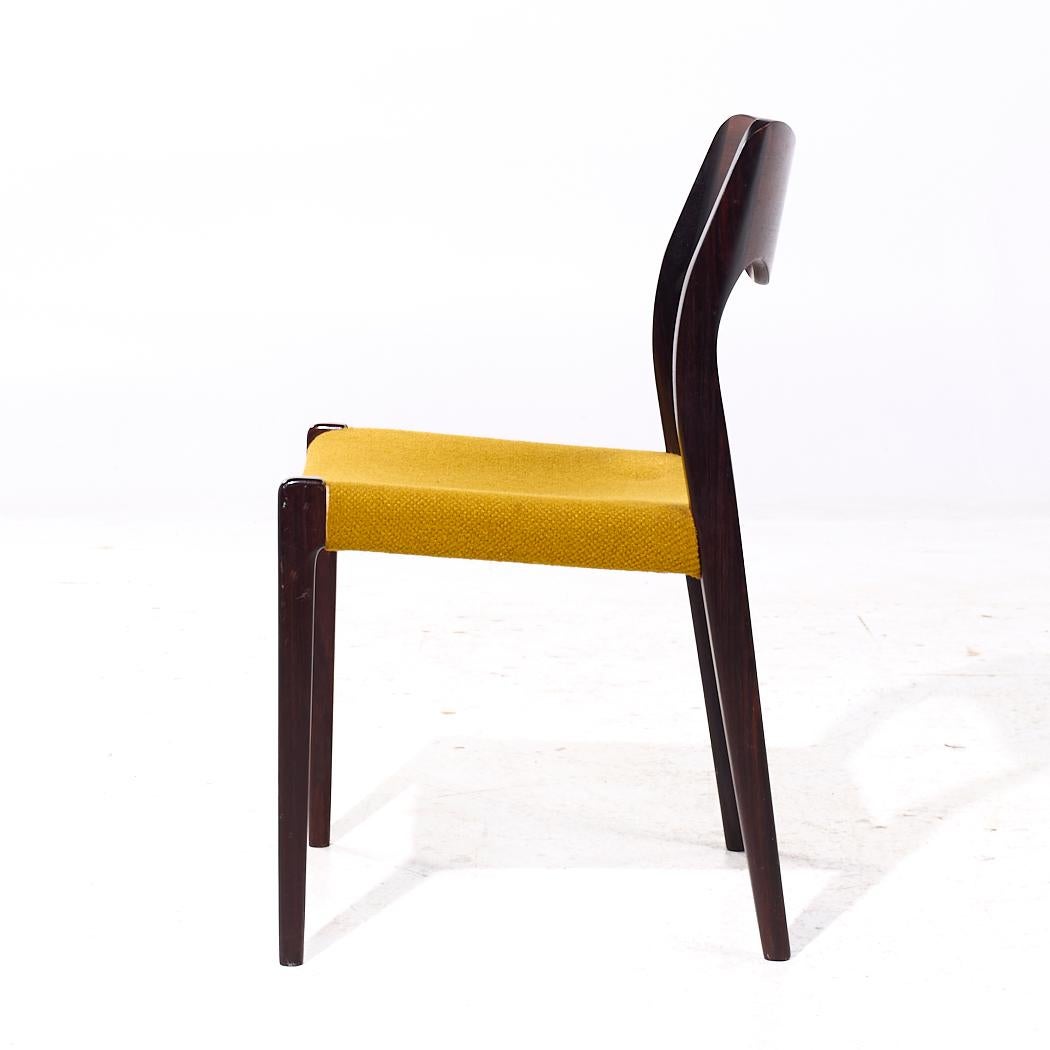 Niels Moller Modell 71 Dänische Palisander-Esszimmerstühle aus der Mitte des Jahrhunderts - 6er-Set im Angebot 1